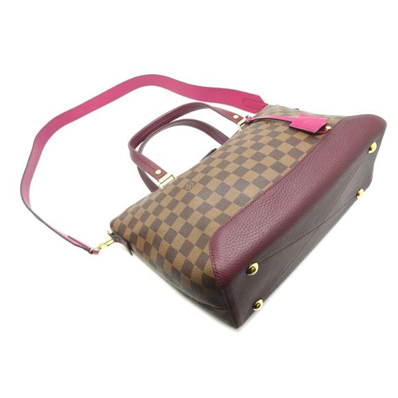 Louis Vuitton Hyde Park Handbag Damier Ebene Fuchsia - Picture 3 of 6